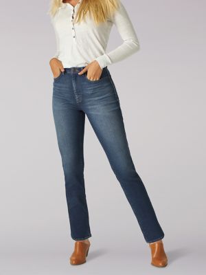 women's high rise relaxed fit jeans