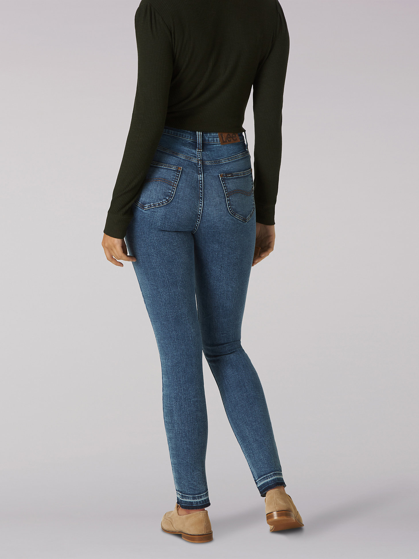 Women's High Rise Slim Fit Skinny Button-Fly Jean in Seattle alternative view 1