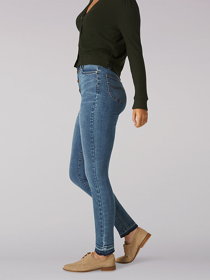Women's High Rise Slim Fit Skinny Button-Fly Jean in Seattle alternative view 2