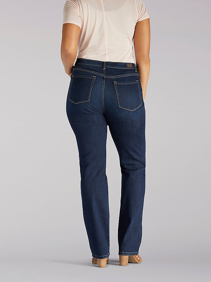 Women’s Instantly Slims Relaxed Fit Straight Leg Jean Classic Fit (Plus) in Ellis alternative view