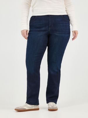 Women&rsquo;s Stretch Relaxed Fit Straight Leg Jean (Plus) in Niagara