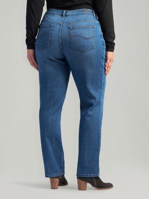 Women's Stretch Relaxed Fit Straight Leg Jean (Plus)