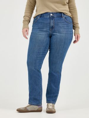 Women's Stretch Relaxed Fit Straight Leg Jean