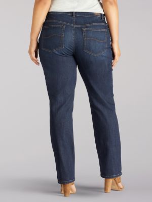 Women’s Stretch Relaxed Fit Straight Leg Jean (Plus)
