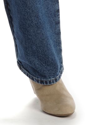 Women's Cotton Relaxed Straight Leg Jean (Plus)