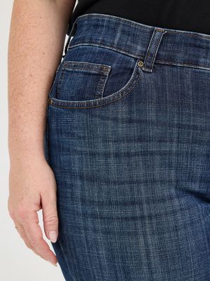 Women&rsquo;s Stretch Relaxed Fit Straight Leg Jean (Plus) in Bewitched alternative view 5