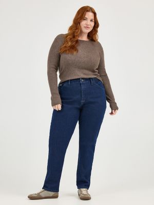 Plus Size Lee Side-Elastic Jeans