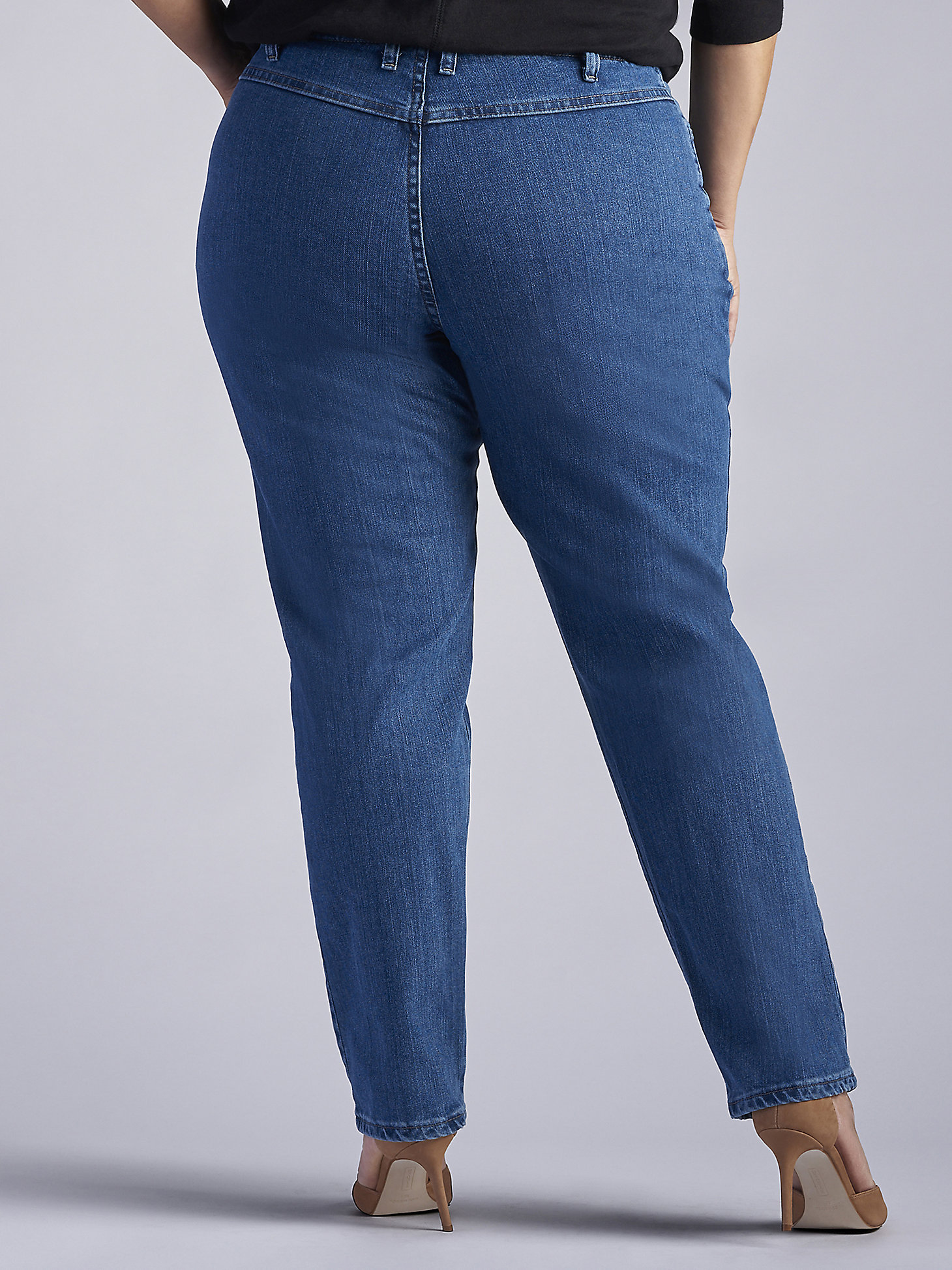 Women’s Side Elastic Jean (Plus) in Pepperstone alternative view 1