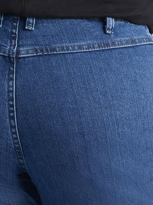 Women’s Side Elastic Jean (Plus) in Pepperstone