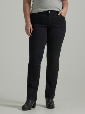 Women's Legendary Regular Bootcut Jean (Plus) in Black alternative view