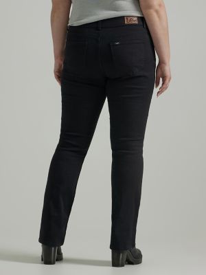 Women's Legendary Regular Bootcut Jean (Plus) in Black alternative view 2