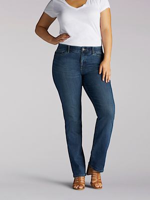 lee total freedom jeans plus size