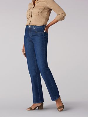 lee relaxed fit straight leg jeans