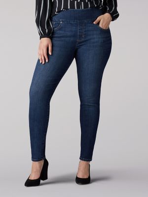 lee style up pull on pants plus size