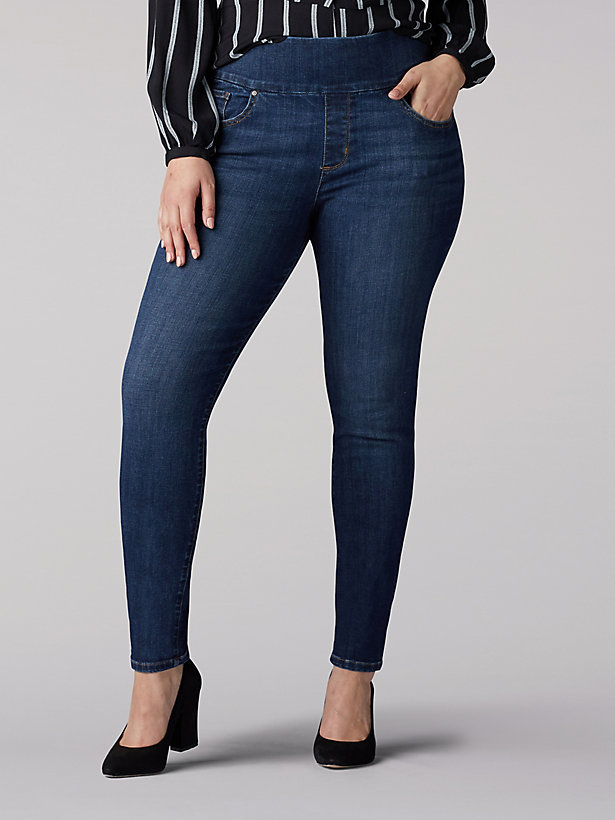 Women’s Sculpting Slim Fit Skinny Pull-On Jean (Plus)