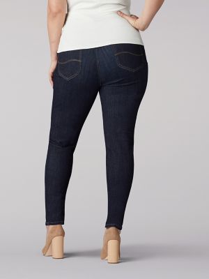 Women&rsquo;s Sculpting Slim Fit Skinny Pull-On Jean (Plus) in Slumber alternative view