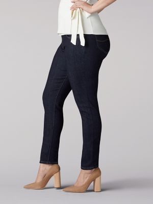 Women&rsquo;s Sculpting Slim Fit Skinny Pull-On Jean (Plus) in Slumber alternative view 2
