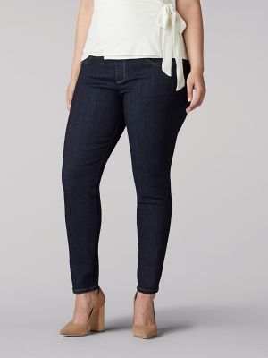 Women&rsquo;s Sculpting Slim Fit Skinny Pull-On Jean (Plus) in Slumber alternative view 3