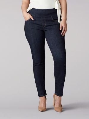 lee pull on jeans plus size