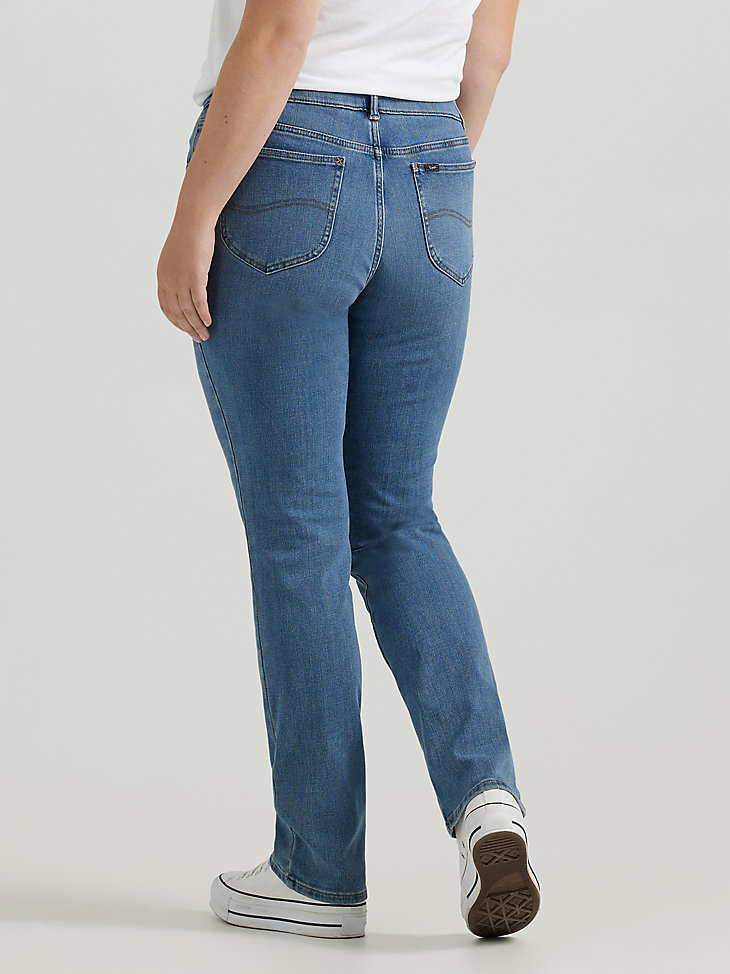 Women's Ultra Lux Comfort Slim Straight Jean (Plus) in Junction alternative view 2