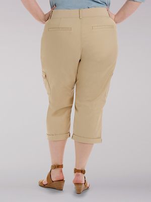 Buy Maxine Plus Size Capri Pants with Slit 2024 Online