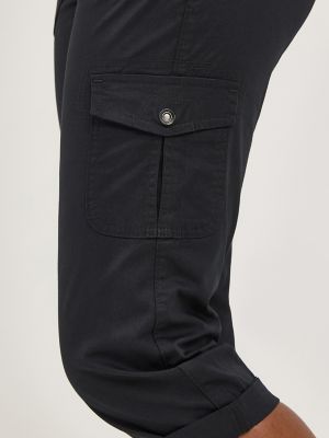 Relaxed Fit Austyn Cargo Capri:Black:18:M alternative view 6