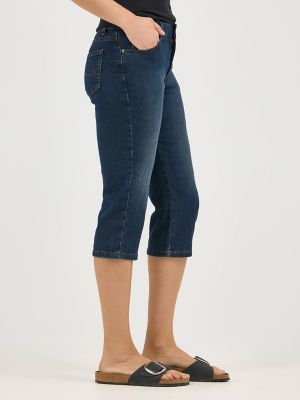 Women’s Relaxed Fit Capri in Lagoon alternative view 3