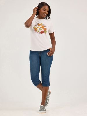 Women s Capris Relaxed Fit Capri Pants Denim Pants Lee