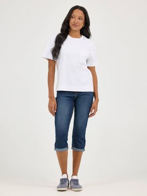 women's skinny jean capris