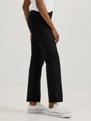 Inst Slim Relx Fit Straight Leg Jean:Black:10:S alternative view 3