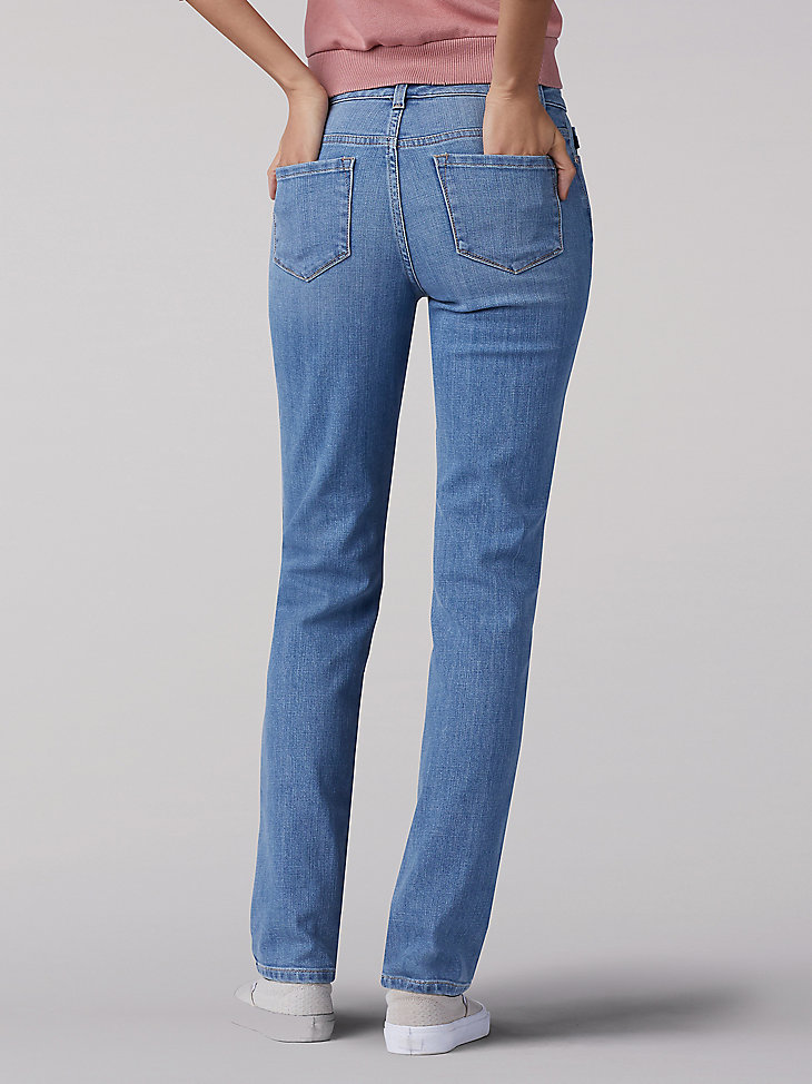 Women’s Instantly Slims Relaxed Fit Straight Leg Jean Classic Fit in Inspire Blue alternative view