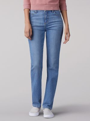 Women's Instantly Slims Relaxed Fit Straight Leg Jean Classic Fit