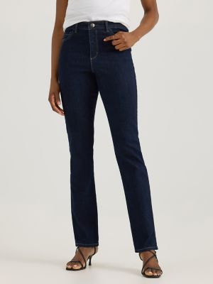 Women's Instantly Slims Relaxed Fit Straight Leg Jean in Heritage