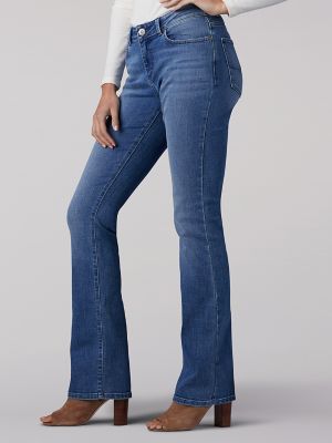 Buy Mid Blue Low Rise Bootcut Jeans from the Next UK online shop
