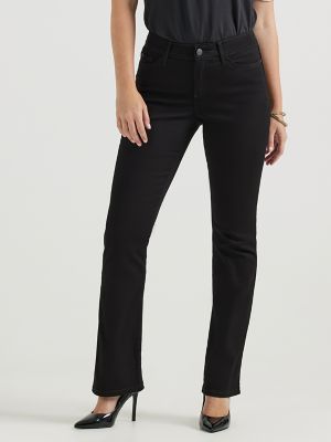 Women's Ultra Lux with Flex Motion Bootcut Jean in Black main view