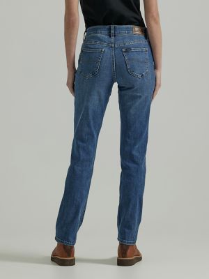Ultra Lux Flex Motion Straight Leg Jean:Seattle:8:S alternative view 2