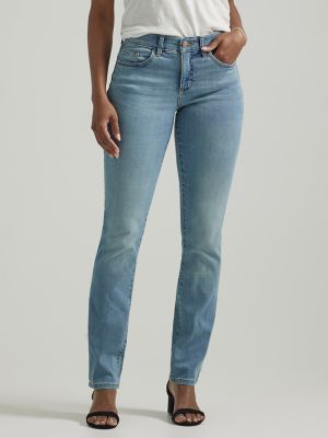 Women's Ultra Lux Comfort with Flex Motion Straight Jean | Women's ...