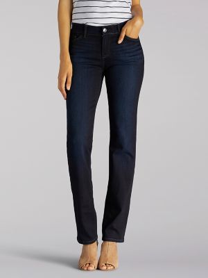 Women's Flex Motion Regular Fit Straight Leg Jean (Petite)