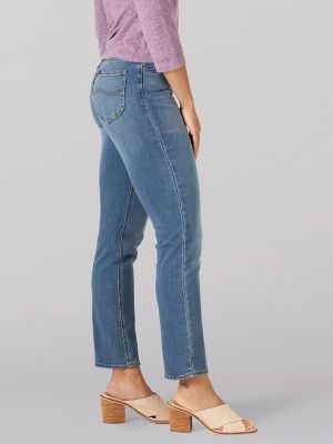 WOMEN'S ULTRA LUX COMFORT SLIM STRAIGHT JEAN (PETITE) IN JUNCTION