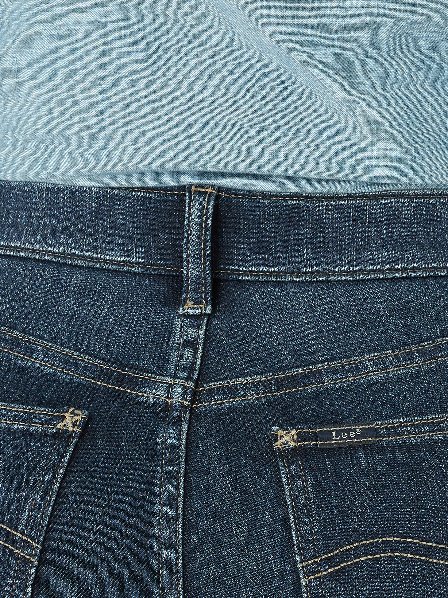 Women's Ultra Lux Comfort Slim Straight Jean (Petite) in Celestial alternative view 5