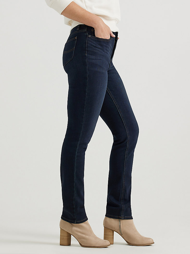 Women's Ultra Lux Comfort Slim Straight Jean in Dark And Hazy