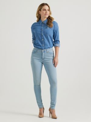 Women's Ultra Lux High Rise Bootcut Jean in Working Light