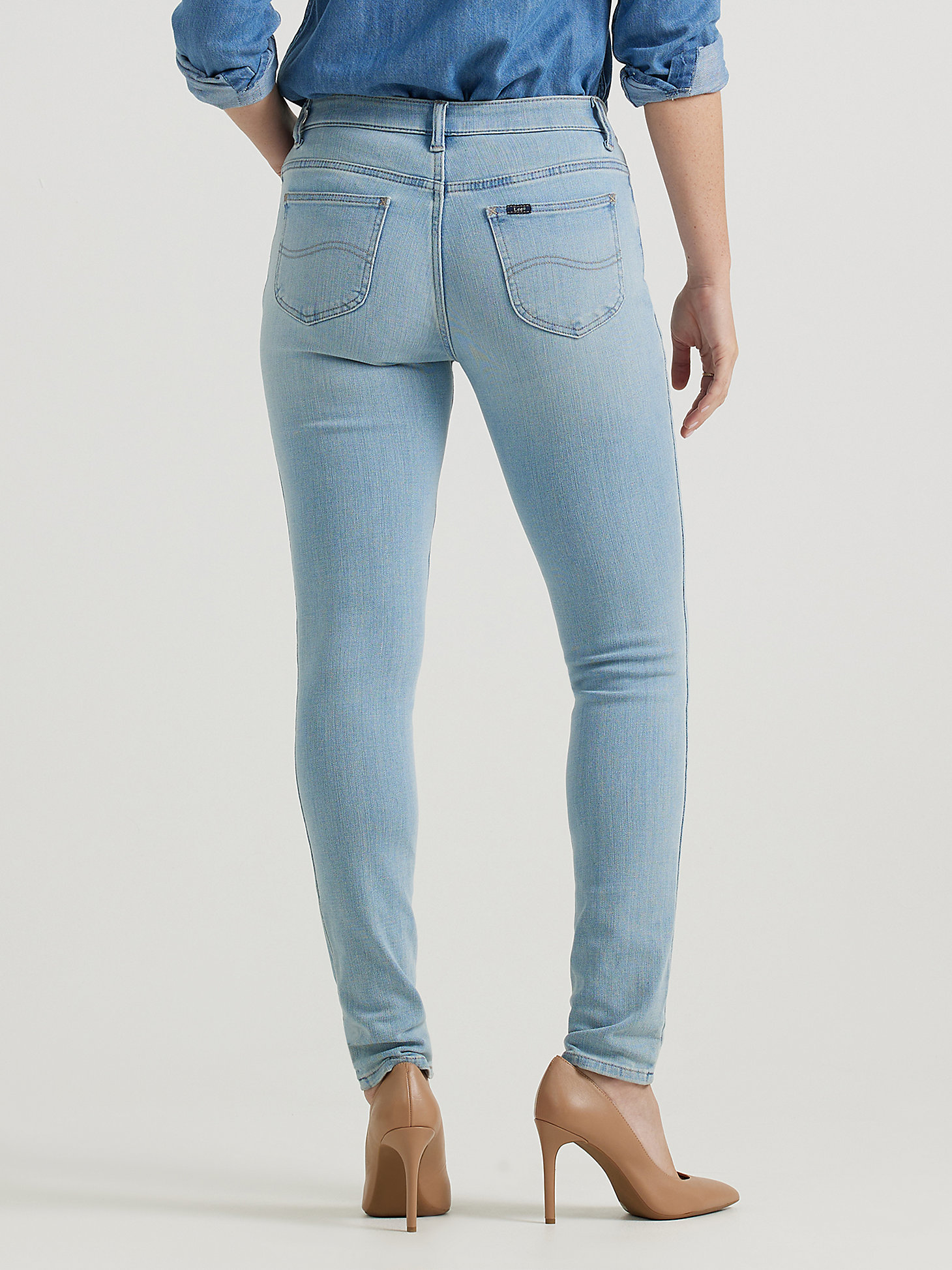 Women's Ultra Lux Comfort Slim Fit Skinny Jean in Jetstream alternative view 2