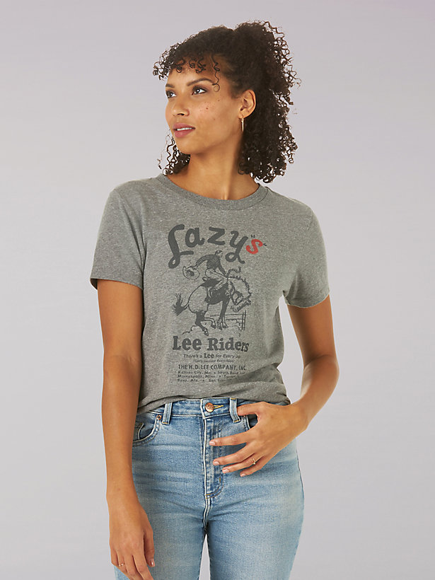 Women's Vintage Modern Lazy S Graphic Tee
