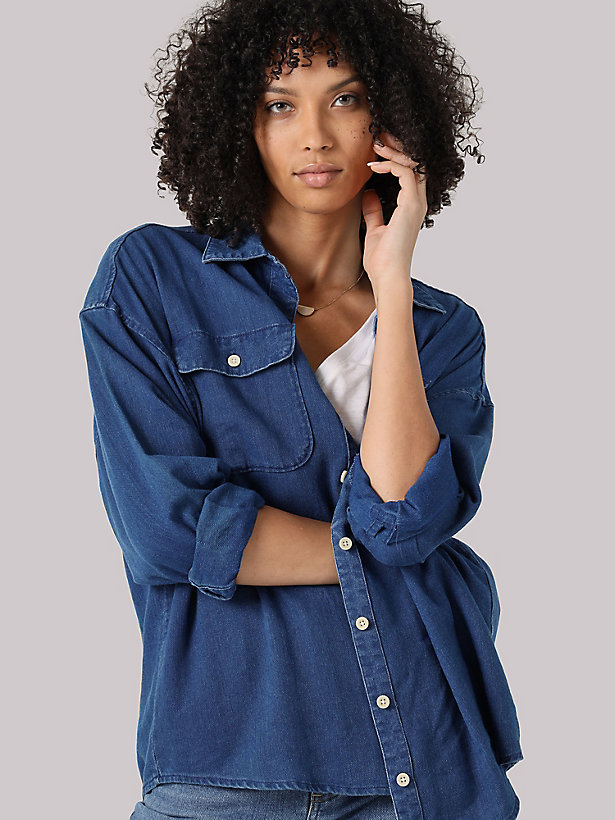 Women's Frontier Classic Solid Button Down Shirt
