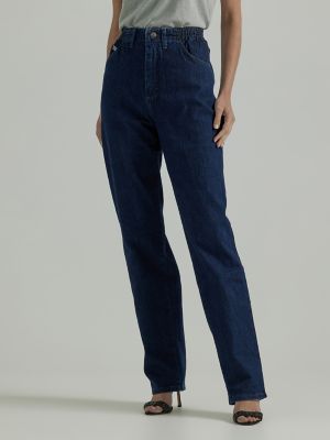 Lee Comfort Waistband Jeans Womens Size 12P Dark Wash