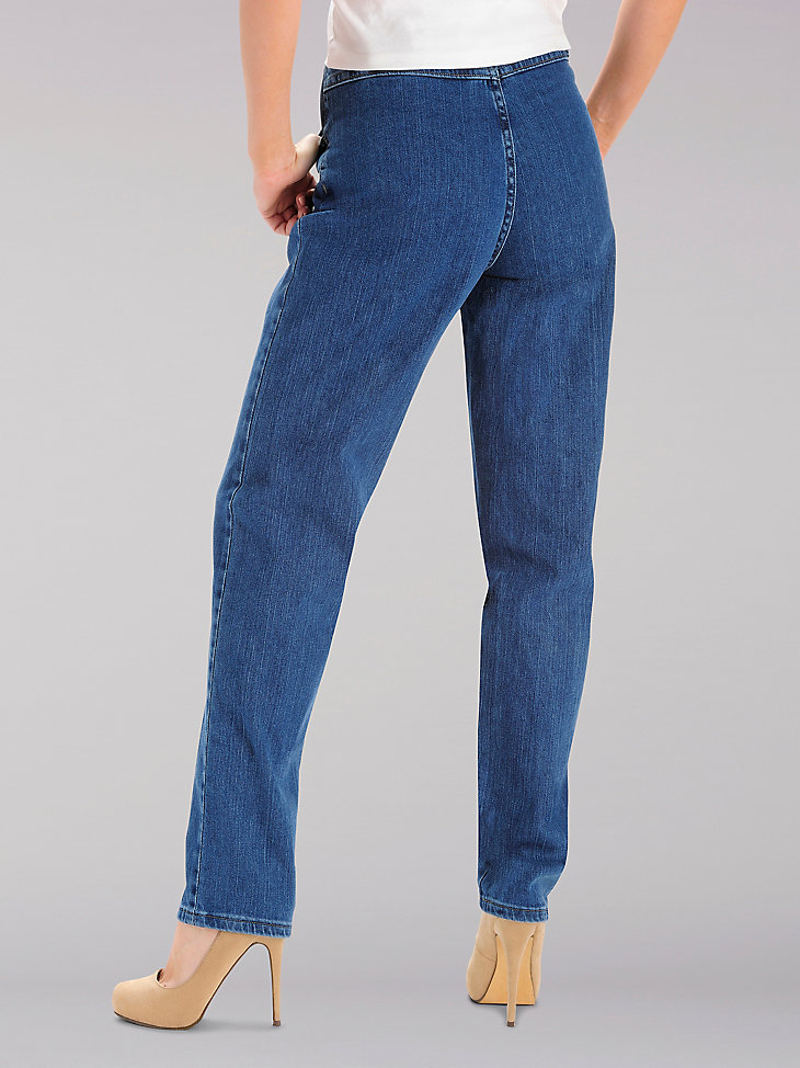 Women's Side Elastic Jean (Petite) in Pepperstone alternative view