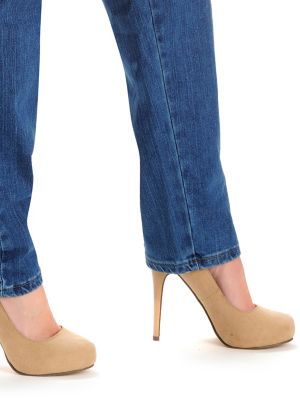 Women's Side Elastic Jean (Petite) in Pepperstone