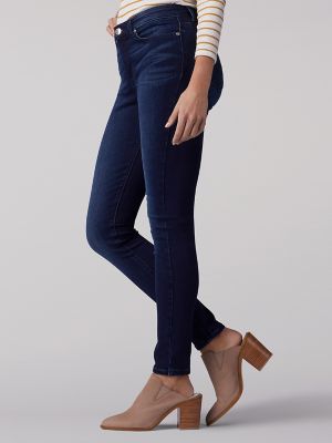 Womens Ivy Skinny Jeans Ankle Grazer Length