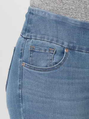 MetHera Women's Sculpting Slim Fit Skinny Leg Pull on Jean (14, Vintage  Blue) at  Women's Jeans store